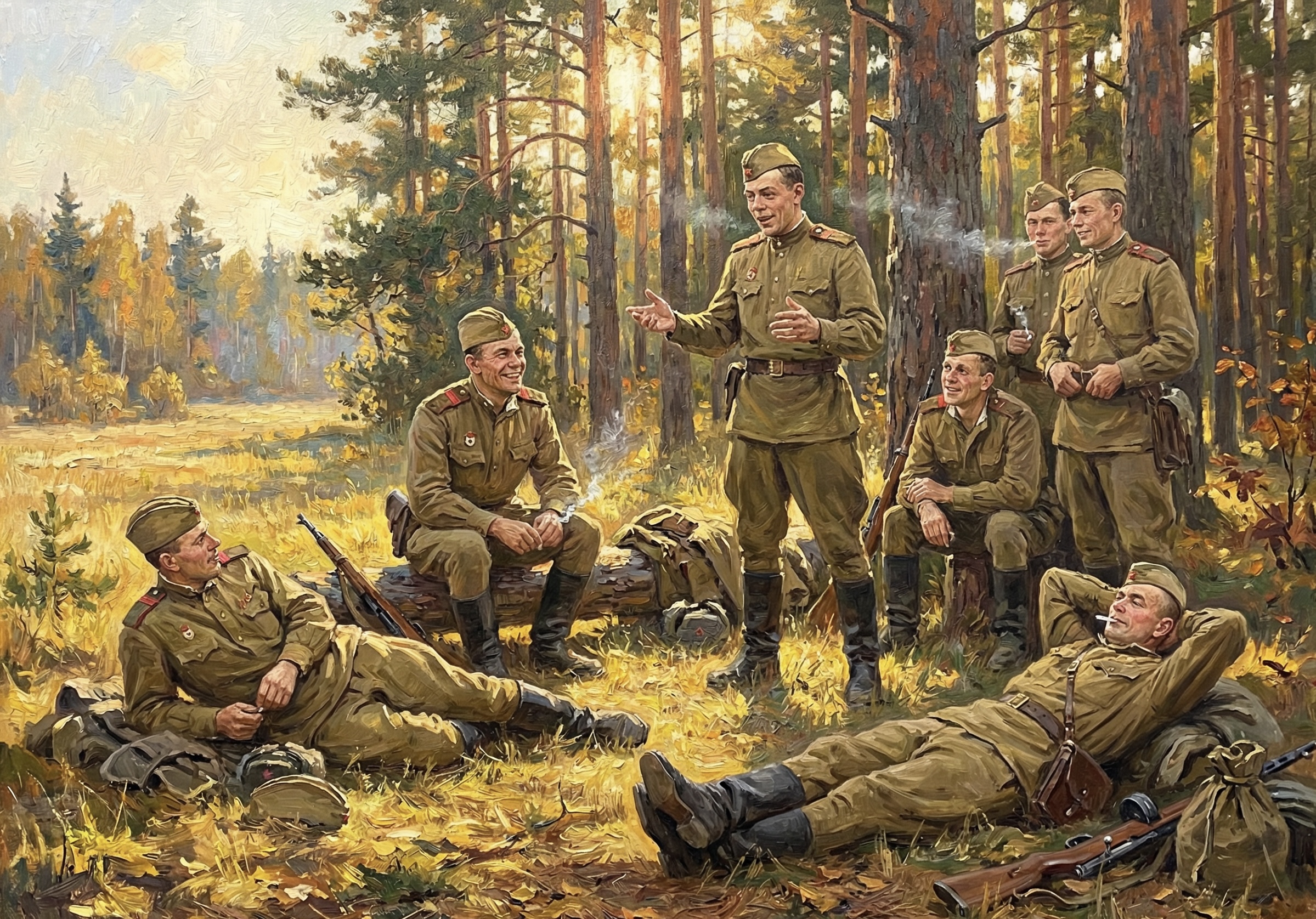 Иллюстрация для "Василий Тёркин"