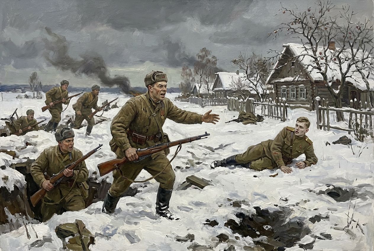 Иллюстрация для "В наступлении"