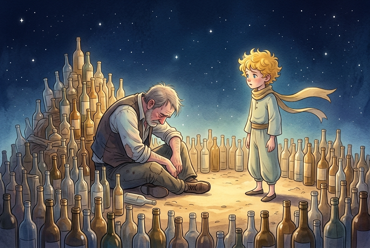 Иллюстрация для "Маленький принц. Глава 12"