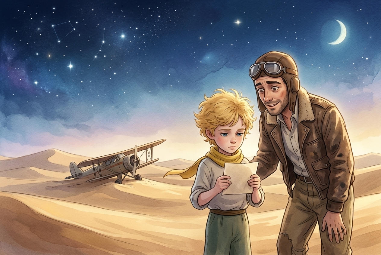 Иллюстрация для "Маленький принц. Глава 3"