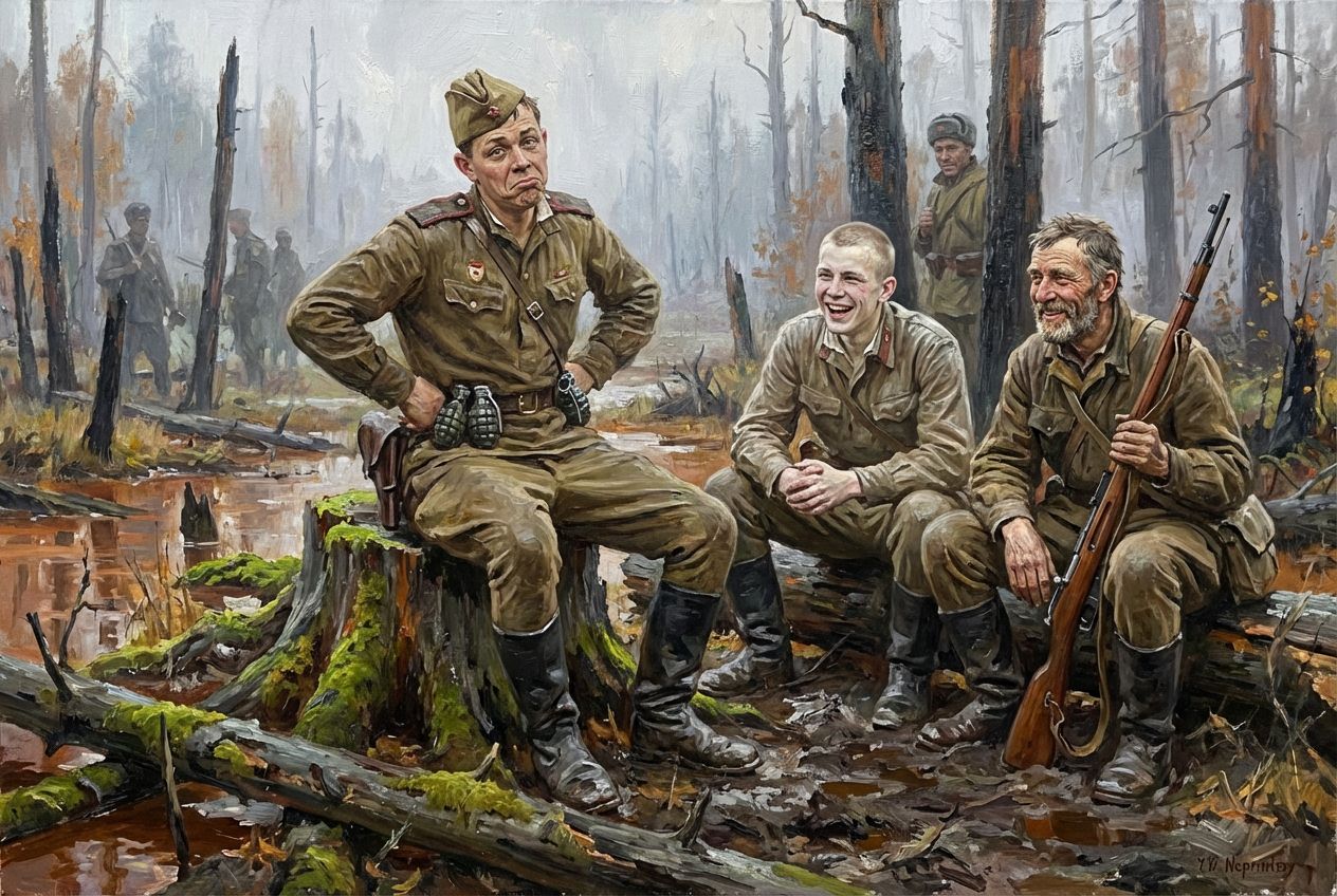 Иллюстрация для "Бой в болоте"