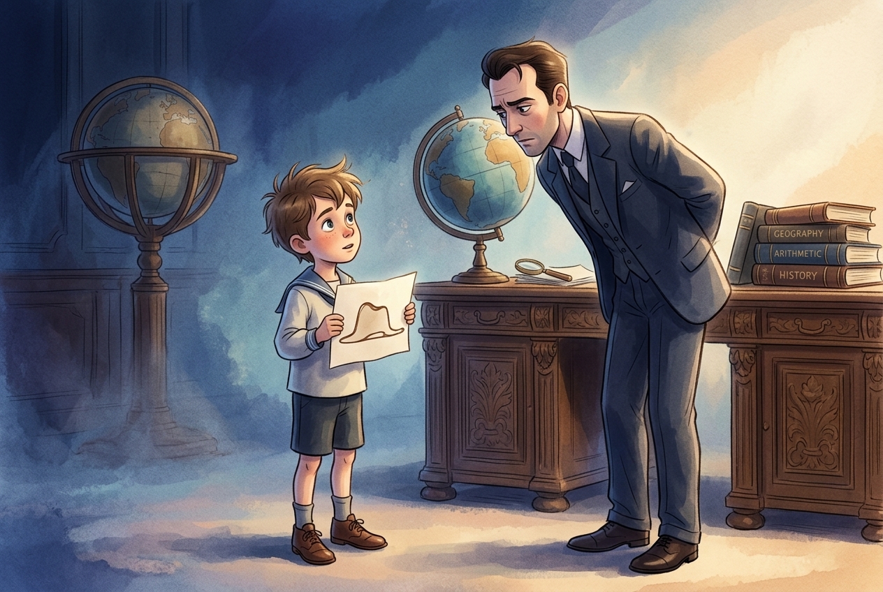 Иллюстрация для "Маленький принц. Глава 1"