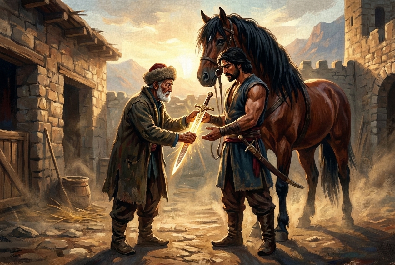 Иллюстрация для "Алы-киши"