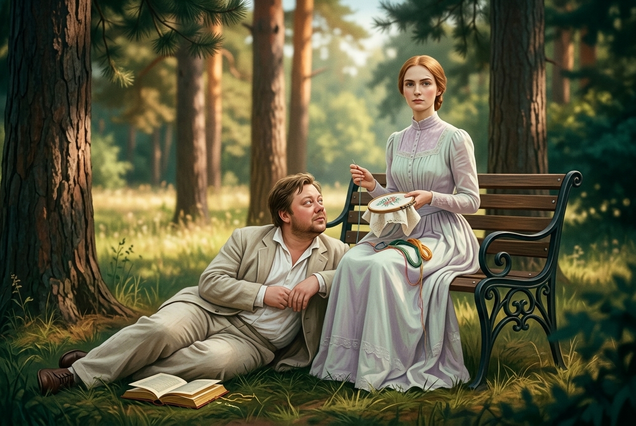 Иллюстрация для "Обломов. Часть 2. Глава 11"