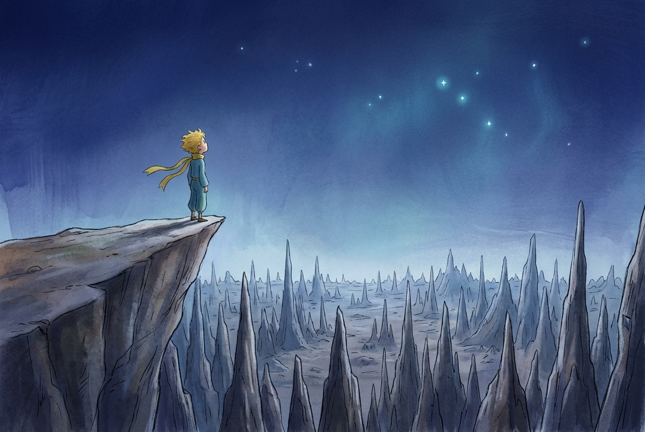 Иллюстрация для "Маленький принц. Глава 19"