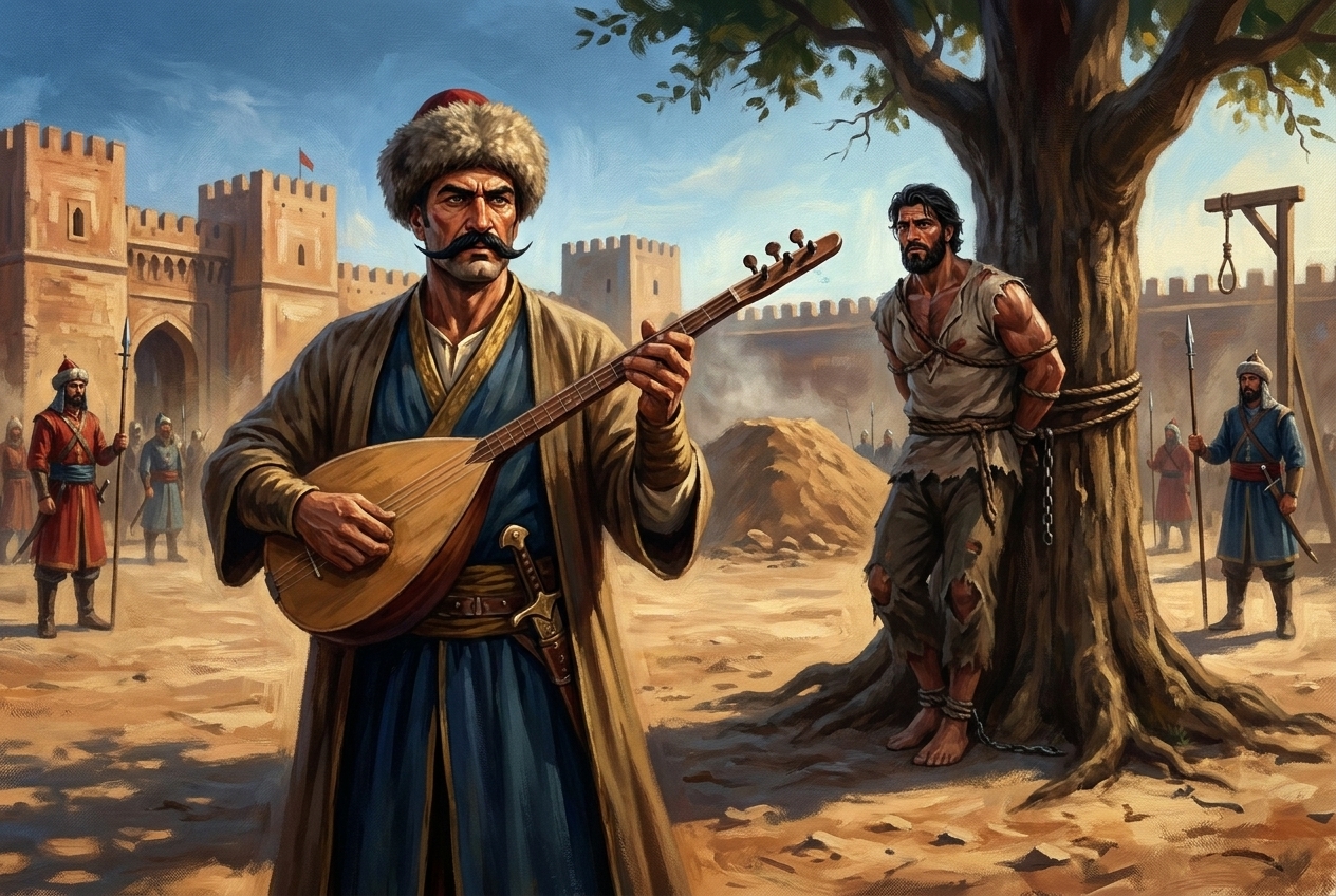 Иллюстрация для "Эрзерумский поход Кёроглу"