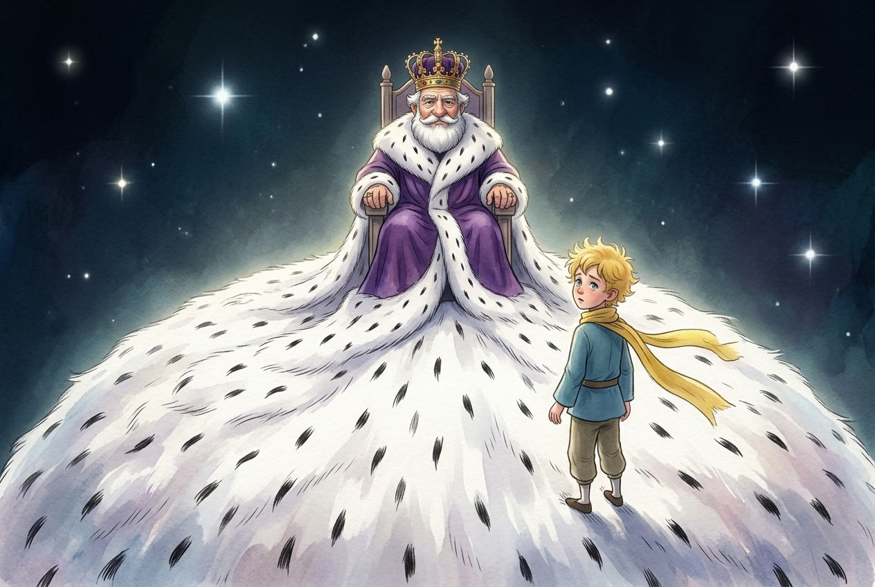 Иллюстрация для "Маленький принц. Глава 10"