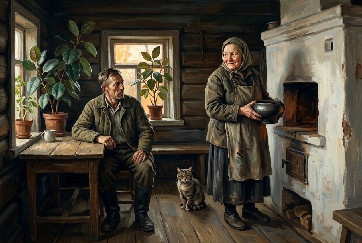 Иллюстрация для "Матрёнин двор. Глава 1"