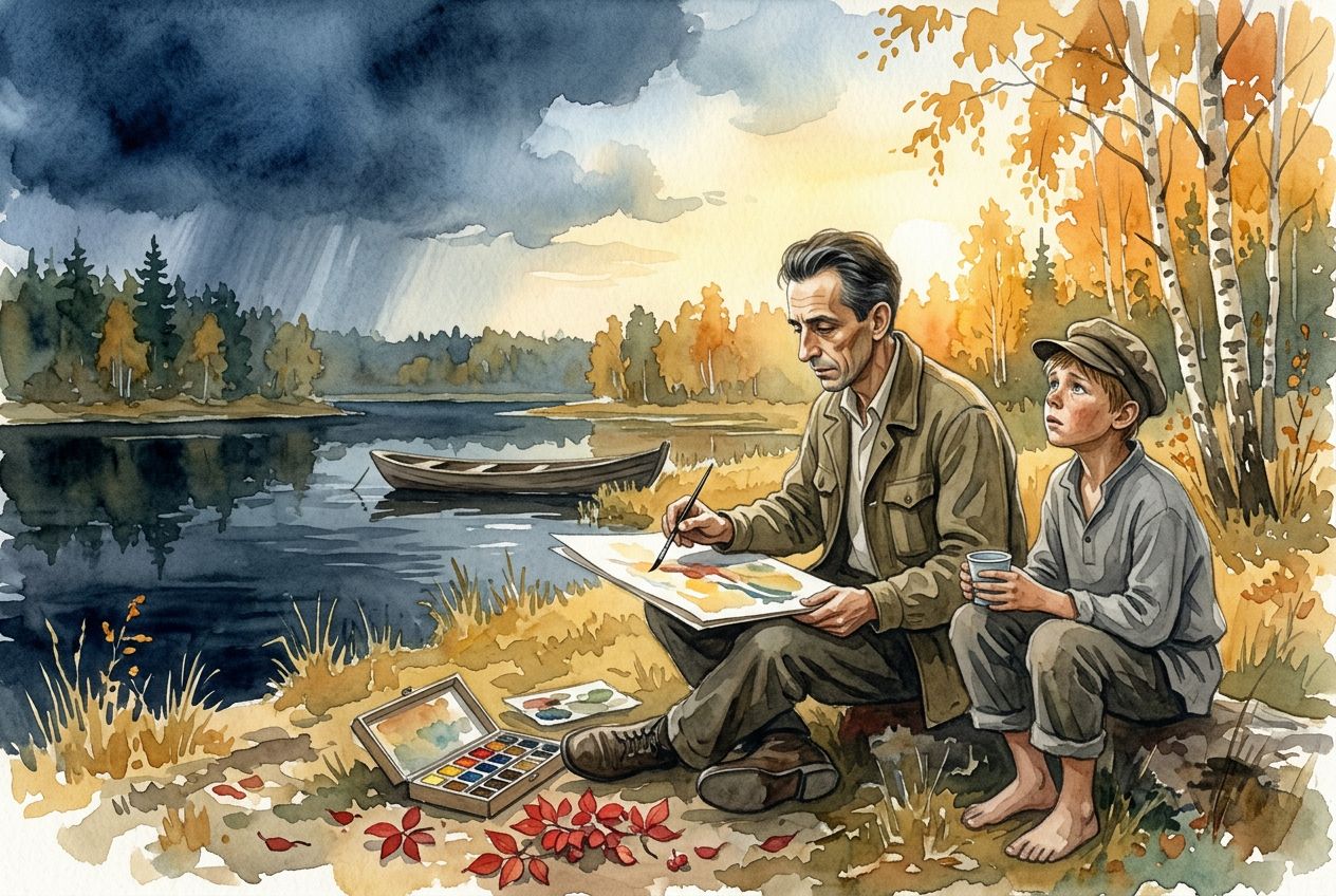 Иллюстрация для "Акварельные краски"