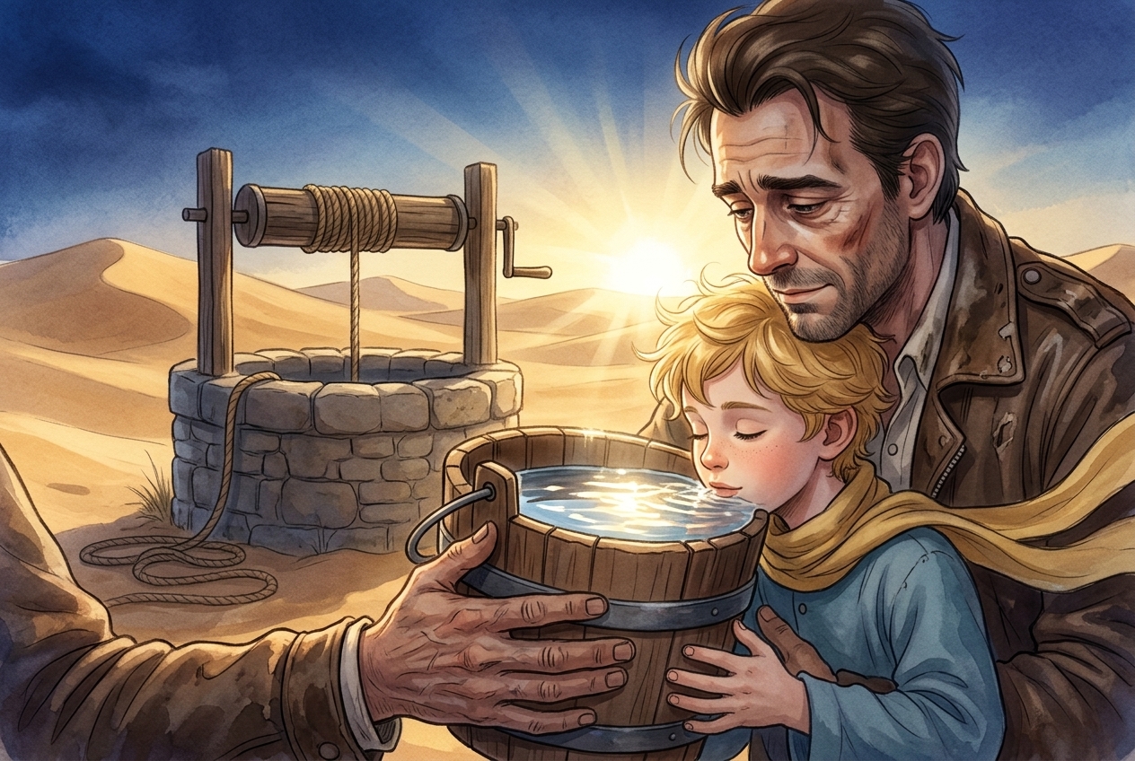 Иллюстрация для "Маленький принц. Глава 25"