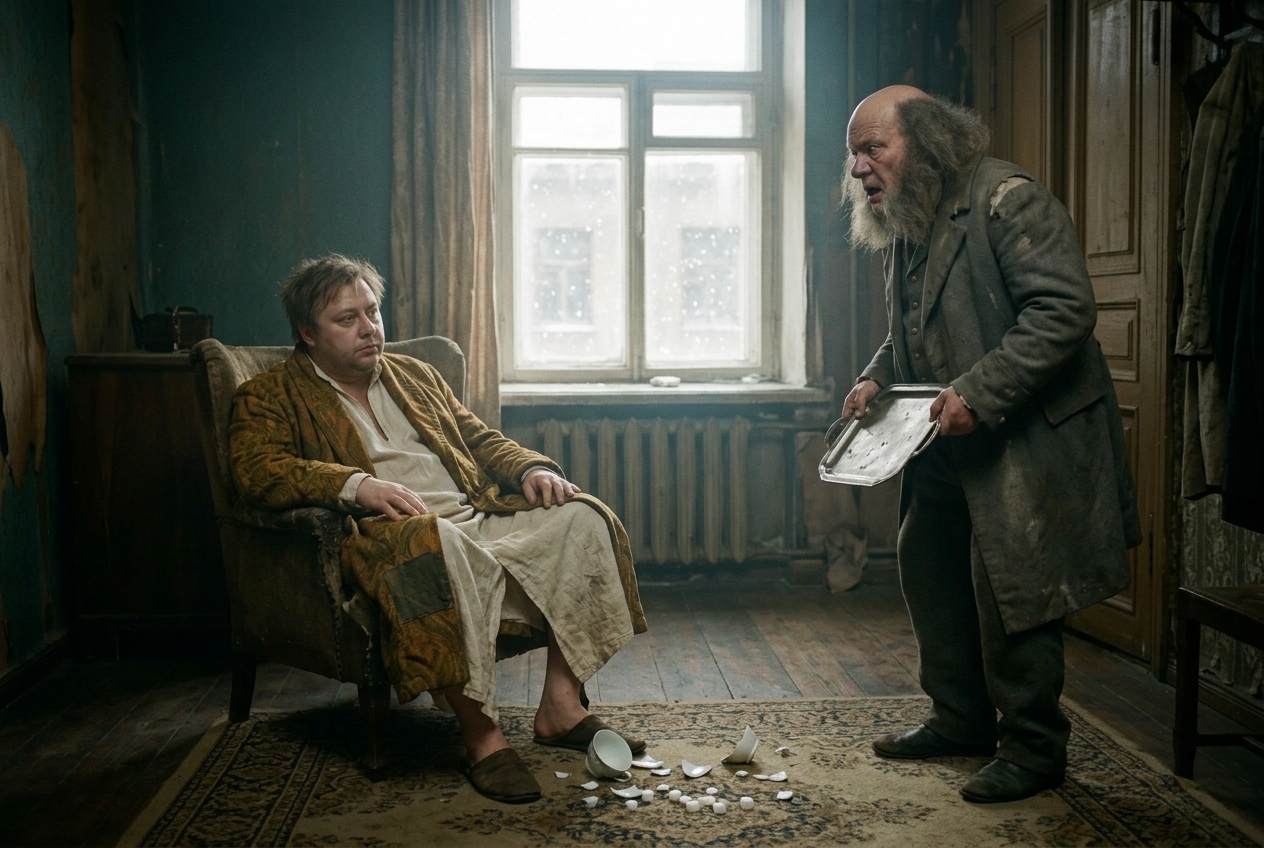 Иллюстрация для "Обломов. Часть 3. Глава 12"