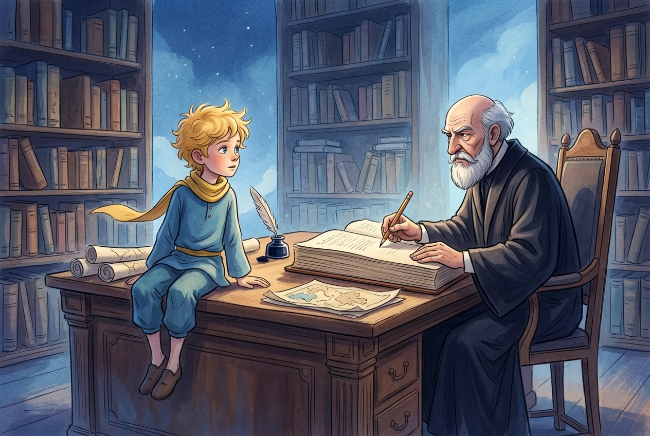 Иллюстрация для "Маленький принц. Глава 15"