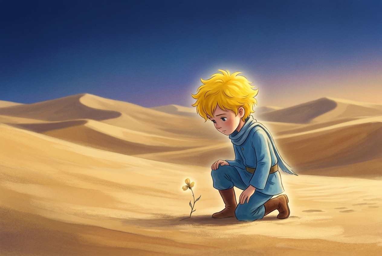 Иллюстрация для "Маленький принц. Глава 18"