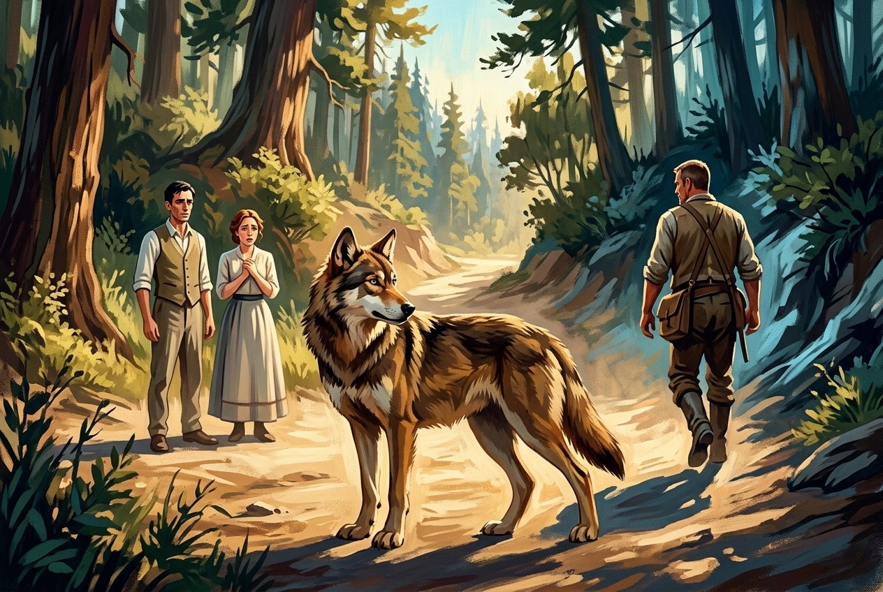 Иллюстрация для "Бурый волк"