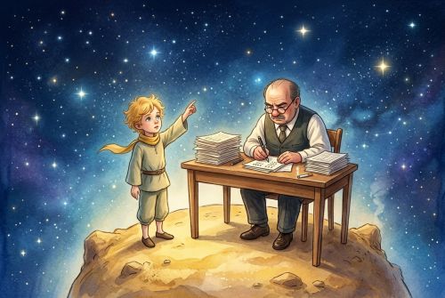 Иллюстрация для "Маленький принц. Глава 13"