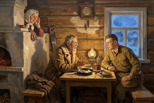 Иллюстрация для "Два солдата"