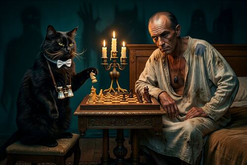 Иллюстрация для "Мастер и Маргарита. Глава 22. При свечах"