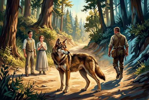 Иллюстрация для "Бурый волк"